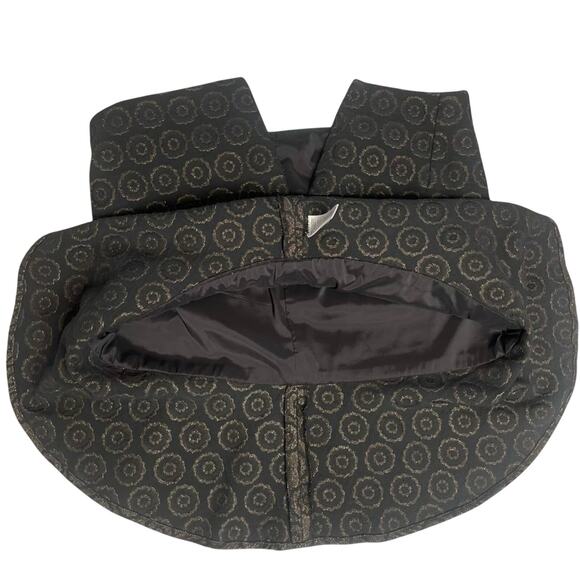 Trina Turk Black Ruffled Trumpet Mini Skirt size 6 - Picture 7 of 9